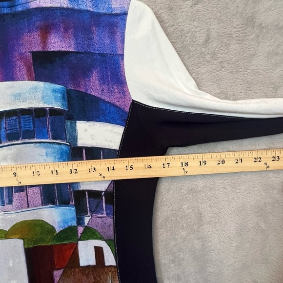 Simply Art By Dolcezza Art To Wear Top Sail Boats Coastal Sz XS Tunic - Picture 13 of 15